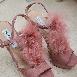 Steve Madden Pink Strap Heels (Pre-Owned)